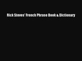 (PDF Download) Rick Steves' French Phrase Book & Dictionary Download