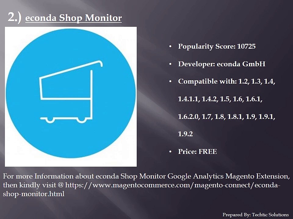 Top 10 FREE Google Analytics Magento Extension for Your Store by Techtic Solutions