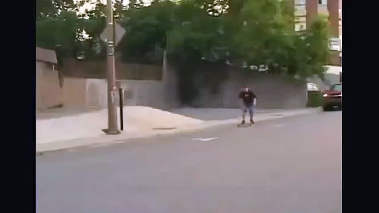 Double Fail Skateboarder is Angry Video