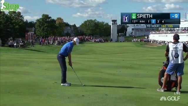 Jordan Spieths E-cellent Golf Shots 2015 BMW Championship PGA Tour