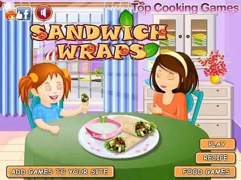 Cooking Games Jeux Sandwich Wraps recepies for girls and boyz Juegos para los niños p5DvfH4brY