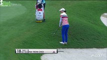 Na Yeon Choi Nice Up and In at 2015 Fubon LPGA Tournament