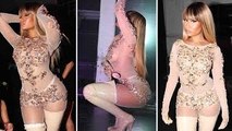 Nicki Minaj Flaunts Her BOOBS & Bottoms In Net Bodysuit At Givenchys Milan Fashion Week 2015