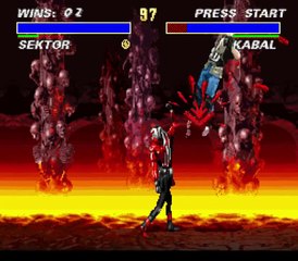 TAS Ultimate Mortal Kombat 3 SNES in 10:31 by Dark Fulgore
