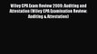 Wiley CPA Exam Review 2009: Auditing and Attestation (Wiley CPA Examination Review: Auditing