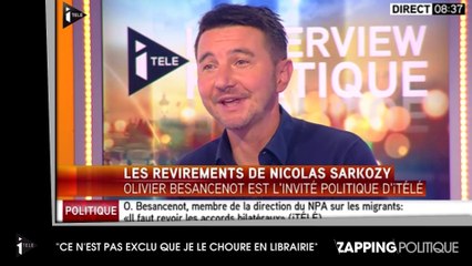 Nicolas Sarkozy : Olivier Besancenot prêt à "chourer" son livre en librairie (vidéo)