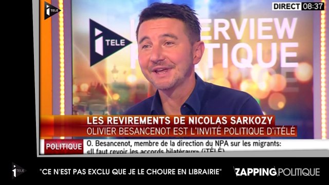 Nicolas Sarkozy : Olivier Besancenot prêt à chourer son livre en librairie (vidéo)