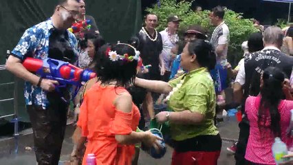 Water festival Bangkok Thailand 2015