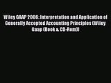 Wiley GAAP 2006: Interpretation and Application of Generally Accepted Accounting Principles