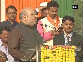 Netaji's grand nephew joins BJP in presence of Amit Shah