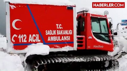 Böbrek Hastası Kar Ambulansıyla Kurtarıldı