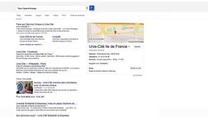 Unis-Cité - Taxe d'apprentissage