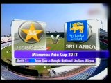 Pak vs Sri Asia Cup 2012 15 Mar 2012 Sher-e-Bangla National Stadium Sri Lanka Batting Highlights