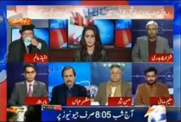 Hassan Nisar Bashes News Anchor on Raheel Shareef topic