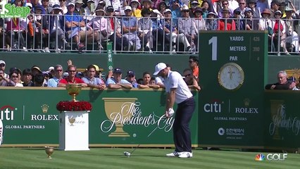 FAILFEST! Massive Golf Shot Fail Compilation from 2015 Presidents Cup
