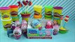 Peppa pig characters Peppa pig Play doh Lollipop Toys surprise eggs Party
