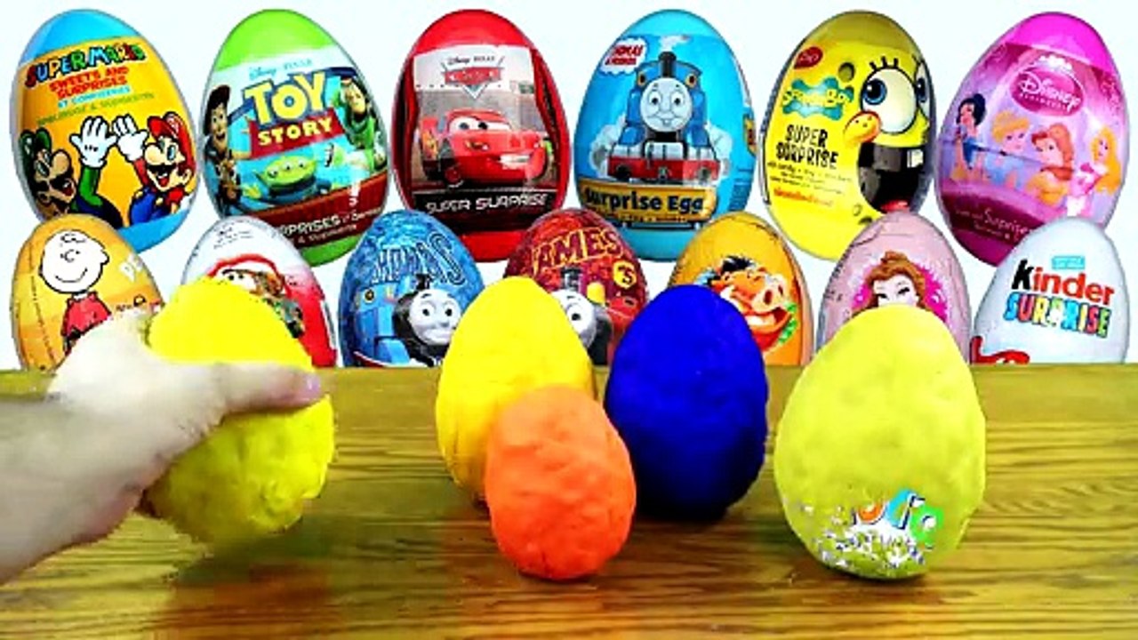 play doh surprise eggs for kids