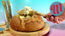 Pan relleno de quesos - Receta fácil y original