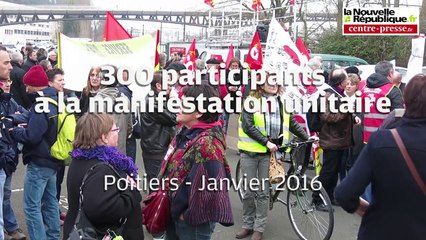 VIDEO. Poitiers : 300 participants à la manifestation unitaire