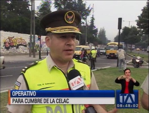 Así será el operativo para cumbre de la Celac