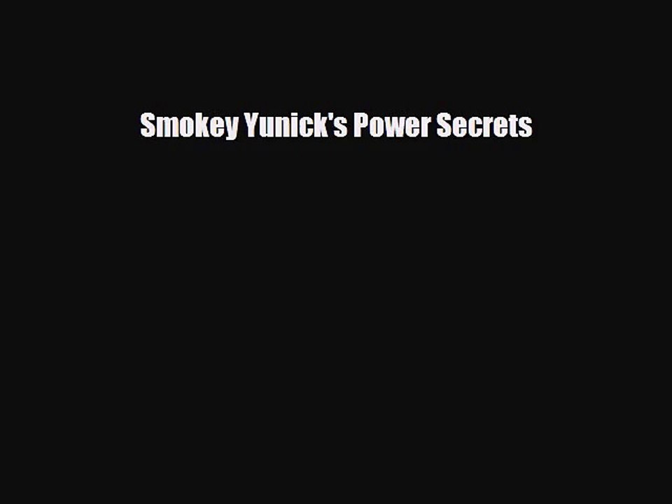 [PDF Download] Smokey Yunick's Power Secrets [Download] Full Ebook