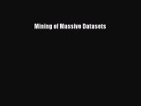 (PDF Download) Mining of Massive Datasets Download