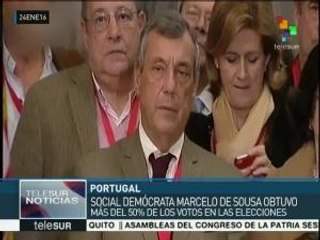 Download Video: Agradece Marcelo Rebelo de Sousa a quienes lo votaron en elección