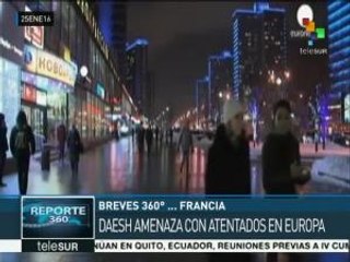 Daesh difunde video con imágenes de París y amenaza con nuevo ataque