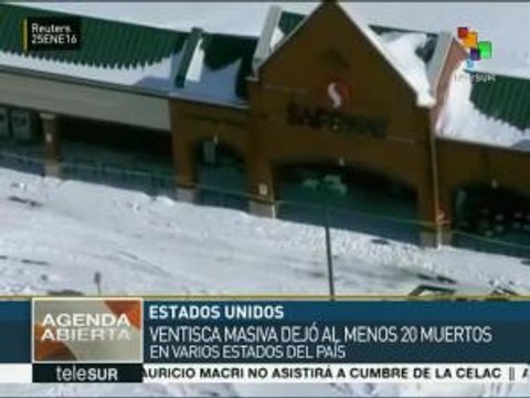 Por nevadas en EE.UU. cancelan casi 4,000 vuelos comerciales