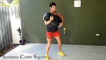 Advanced Core Training - Asymmetrical Loading with Sandbag - Best Core Exercises