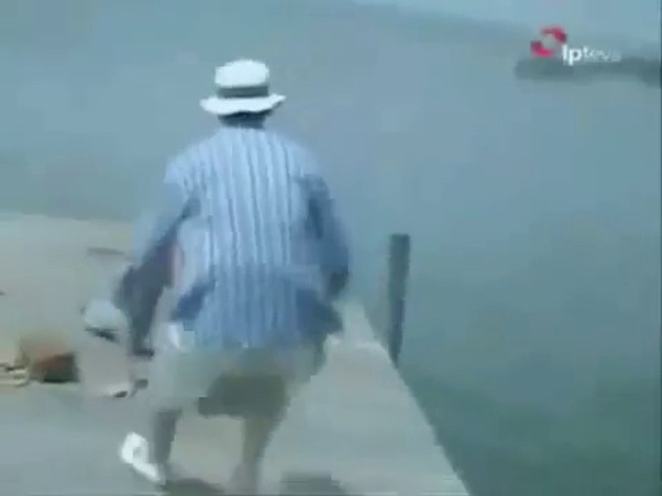 What is that? A monster eats a dog on a bridge!