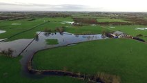 Drone captures magnitude of destruction left by Storm Desmond