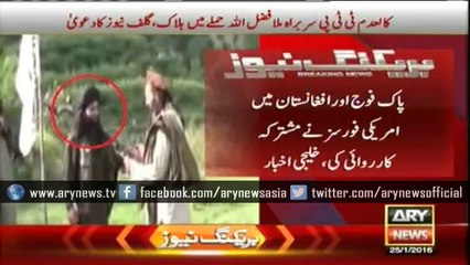 TTP chief Mullah Fazlullah killed in drone strike:Gulf News