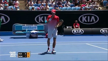 Oyun, set ve Mats: Monfils-Kuznetsov