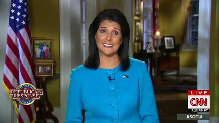 La réponse de la républicaine Nikki Haley au discours sur l'état de l'union de Barack Obama