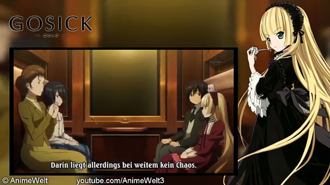 Gosick HD Folge 18 \'Der pechschwarze Zug befördert so manche Lügen\' German/Deutsch Sub