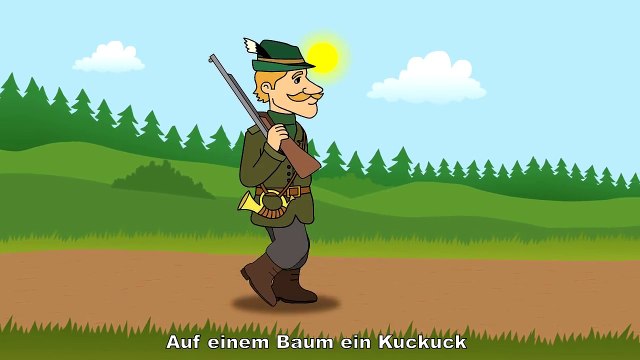 Auf einem Baum ein Kuckuck saß Kinderlieder zum Mitsingen | Sing Kinderlieder