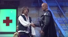 Les Enfoirés 2016 avec Dark Vador, Luke Skywalker, Yoda et Chewbacca