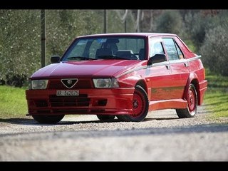 Alfa 75 Turbo Evoluzione - Davide Cironi drive experience (ENG.SUBS)