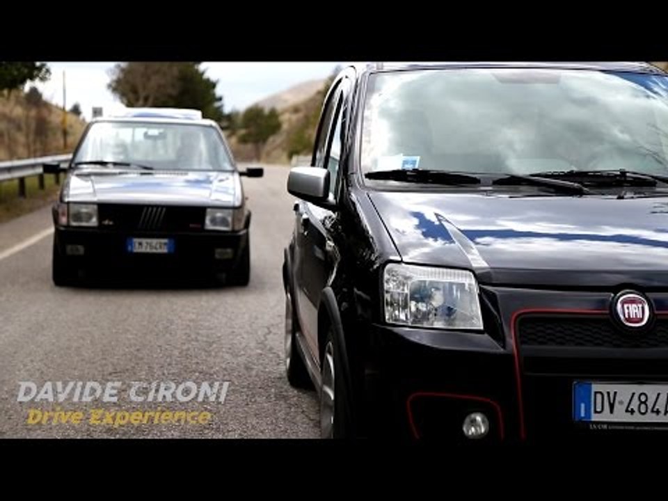 Fiat Panda 100 HP vs Uno Turbo - Davide Cironi drive experience (ENG.SUBS)