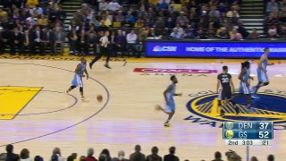 Stephen Curry Injury | Nuggets vs Warriors | January 2, 2016 | NBA 2015-16 Season