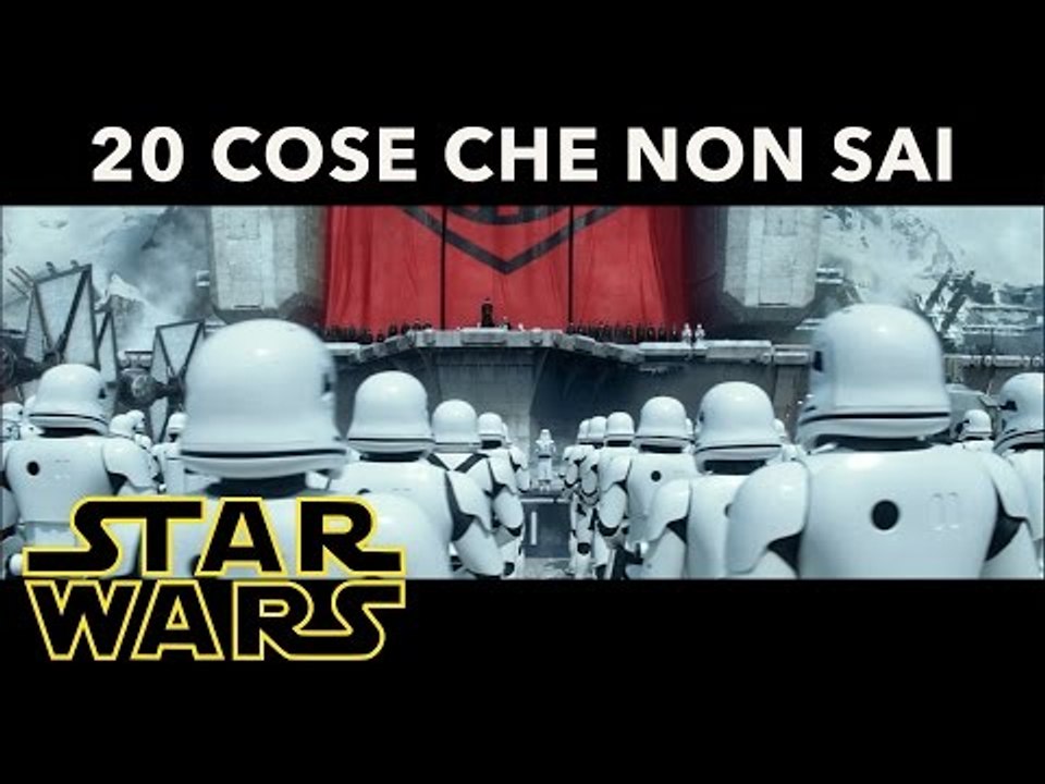 STAR WARS: 20 cose che NON sai  - #SAPEVATELO