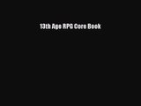 (PDF Download) 13th Age RPG Core Book Download