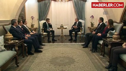 KKTC Cumhurbaşkanı Akıncı, CHP Ardahan Milletvekili Yılmaz'ı Kabul Etti