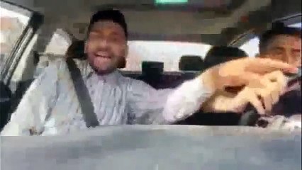 zaid ali driving with brown dad funny video