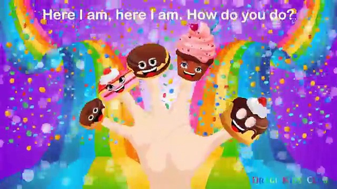 Finger Family Cup Cakes | Nursery Rhyme Songs | Cup Cakes Finger Family Song for Kids