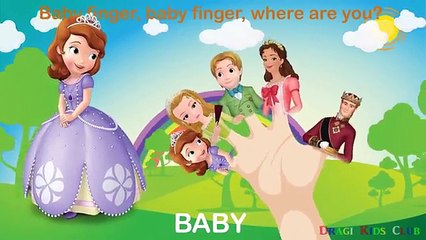 Finger Family Sofia the First | Nursery Rhymes for Children | Sofia the First Finger Family Song