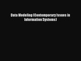 (PDF Download) Data Modeling (Contemporary Issues in Information Systems) PDF