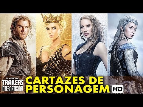 O Caçador e a Rainha de Gelo - cartazes de personagem (2016) HD