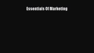 [PDF Download] Essentials Of Marketing [PDF] Online
